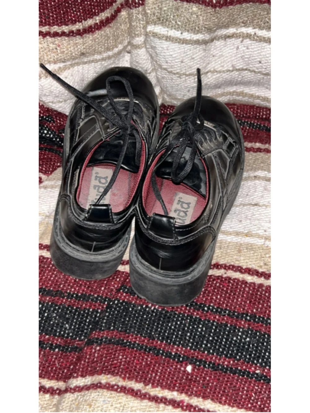Women's Mudd Black Platform Shoes, Size 7